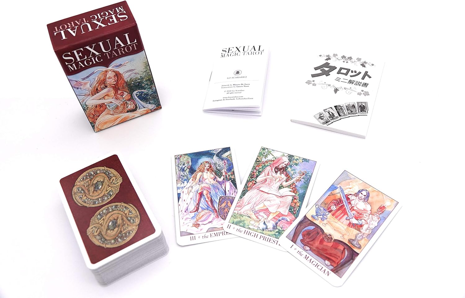 Amazon セクシャル マジック タロット ミニ Sexual Magic Tarot Mini タロット占い解説書付き カードゲーム トランプ おもちゃ