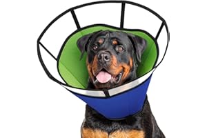Dog Cone Collar for Dogs After Surgery, Megeo Soft Dog Cones for Large Medium Small Dogs, Dog Recovery Cone Collar, Adjustable Breathable Dog Cones for Dogs, Prevent Biting and Stop Licking Wound