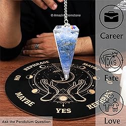 Angelite Orgone Pendulums for Divination and