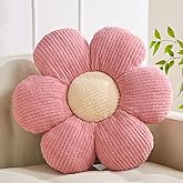 XIAIJIA Flower Pillow Flowers Shaped Pillow Cushion Decorative Daisy Pillow for Bed Cute Throw Pillow Flower Floor Pillow Soft Seat Cushion Pink Cushion 15.7"