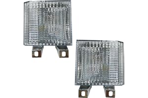 KYYET Pair Clear Lens Park/Signal Lights Compatible with 1983-1988 Chevy Blazer GMC Pickup Truck Driver and Passenger Side w/