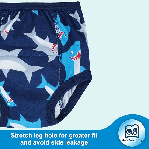 thumbnail image 2 of MooMoo Baby Absorbent Potty Training Underwear 6 Packs Cotton Training 2 of 10