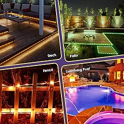 66FT Ultra-Thin LED Rope Lights for Outside, 18