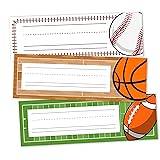 30 Name Tags for Classroom Cubbies, 3x9 in All-Star