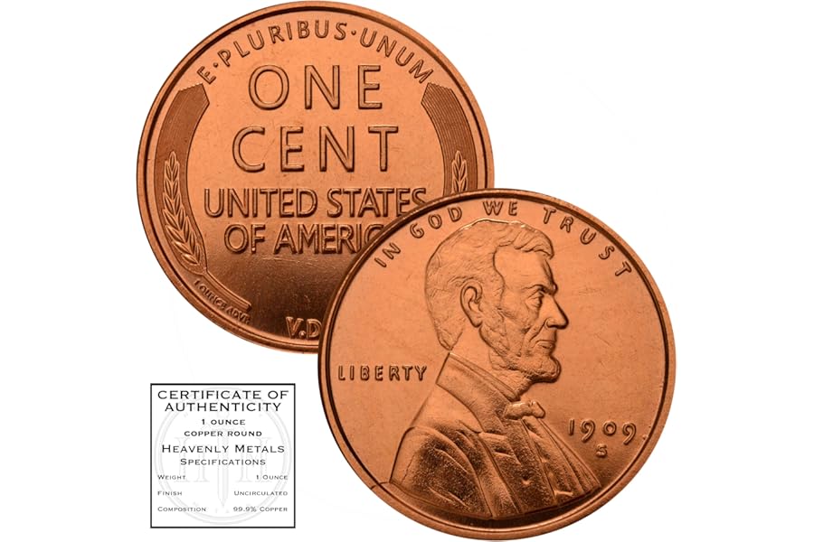 Gift Idea: Lincoln Wheat Cent 1909 S VDB Design
