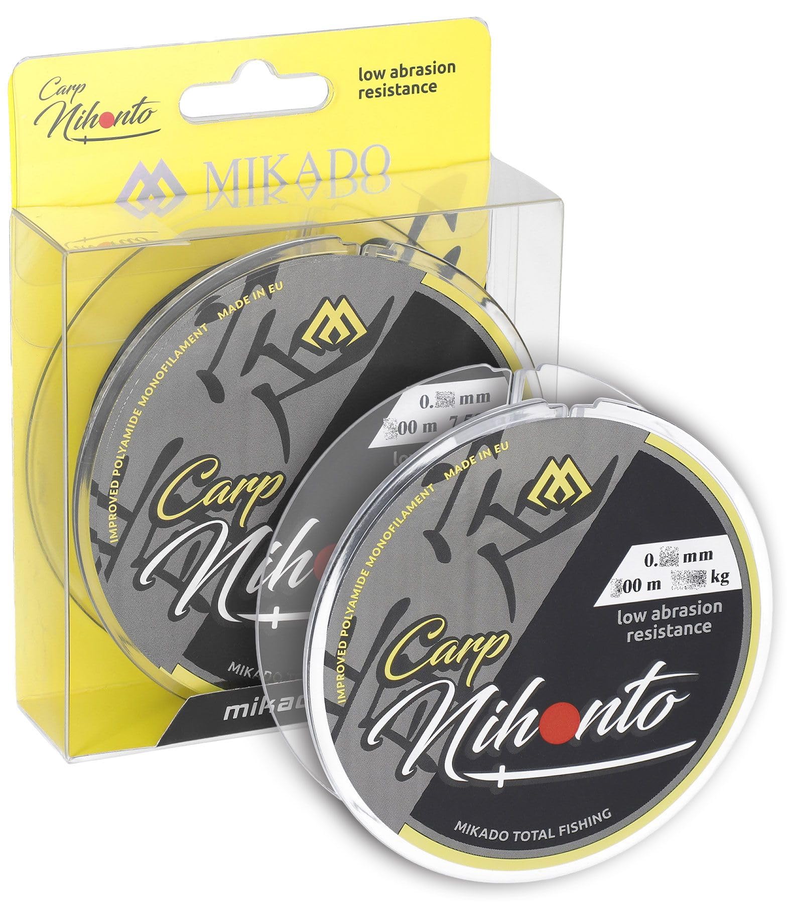 300 m NIHONTO CARP Black Matte Monofilament Very Smooth Fishing Line Carp Line Feeder Line Available from 0.22 to 0.40 mm, matt black, Ø 0,40mm / Tragkraft 13,80kg