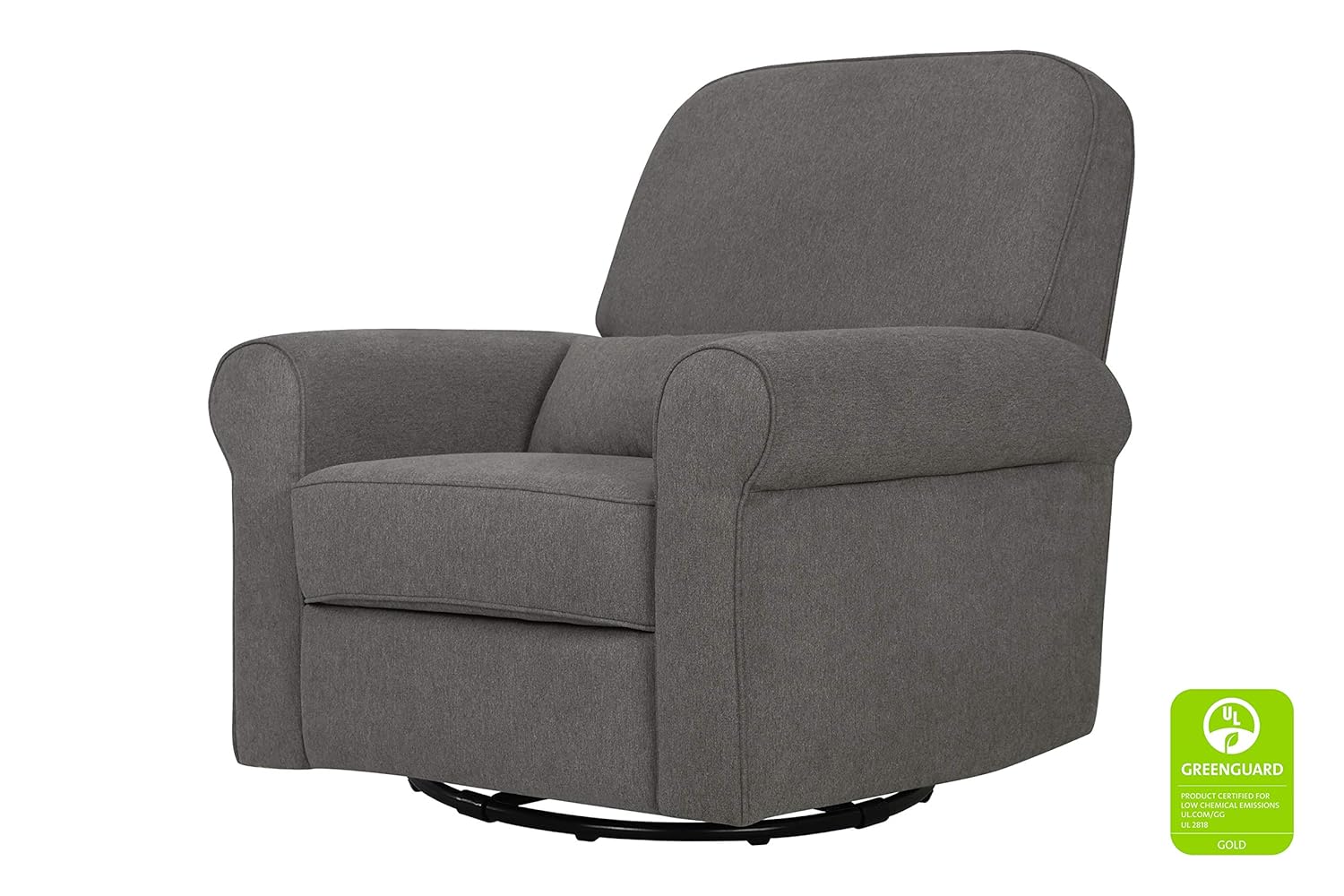 Davinci Ruby Recliner And Swivel Glider Dark Grey
