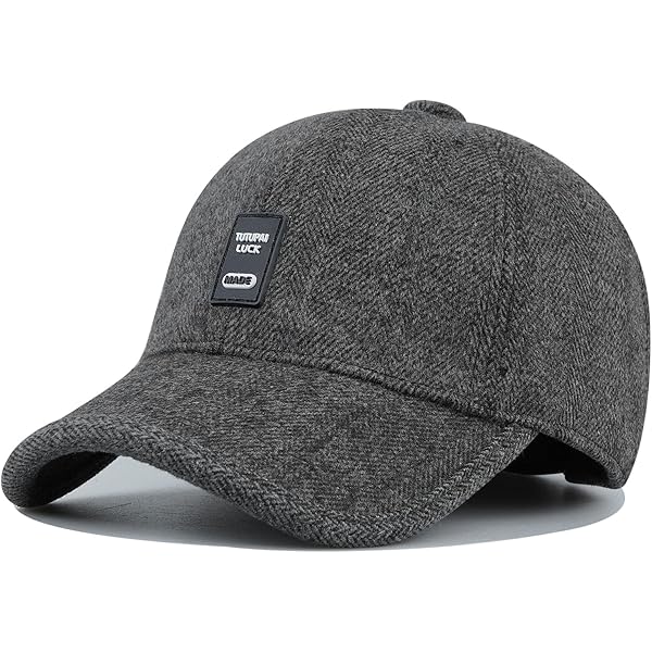 Gisdanchz Wool Baseball Cap,Mens Baseball Caps Winter,Wool Cap
