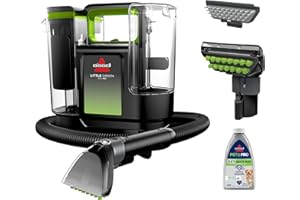 BISSELL Little Green Max Pet Portable Carpet and Upholstery Deep Cleaner, Car/Auto Detailer, with Self-cleaning Tough Stain T