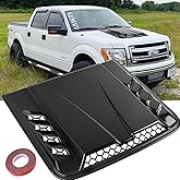 DREAMOTOR Hood Scoops for Cars, Universal Hood Scoop Vents for Trucks | Automotive Hood Scoops Compatible with Dodge Ram 1500 2500 F150 F250 F350 Toyota Tundra GMC Sierra 1500 2500 Jeep Wrangler