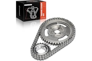 A-Premium Engine Timing Chain Kit W/Sprocket [fits OHV, 6/8Cyl] Compatible with Chevy & GMC Vehicles fits for Camaro, Malibu,