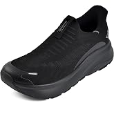 JACKSHIBO Men&rsquo;s Slip On Platform Sneakers Walking Running Casual Shoes | Breathable cushioned thick lightweight shoes,ideal for walking, running &amp; daily casual wear