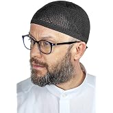 ihvan online Turkish Muslim Lux Knitting Kufi Hats for Men, Taqiya, Takke, Peci, Islamic Caps, Islamic Gifts, Standart Size