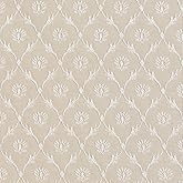 Beige Floral Trellis Jacquard Woven Upholstery Fabric by The Yard - SKU: Holmes Linen