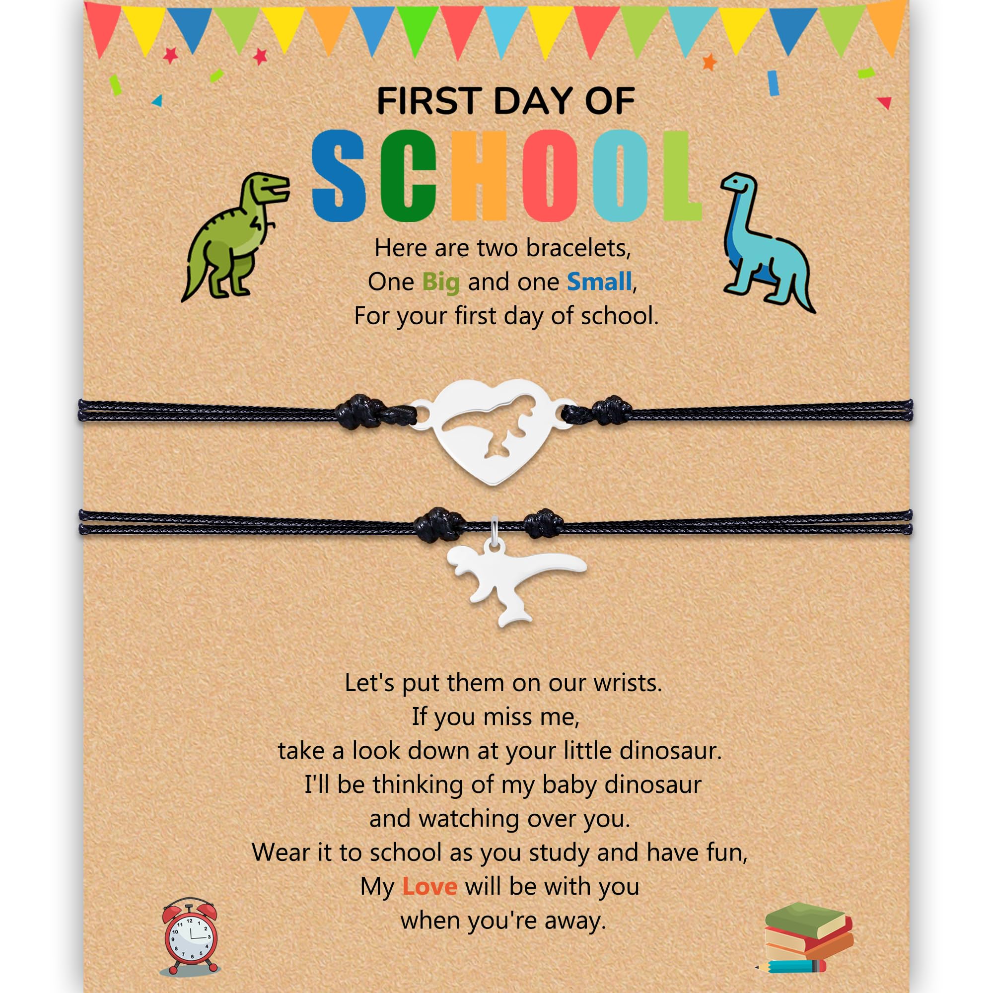 SmileBelle First Day of School Bracelet for Mom and