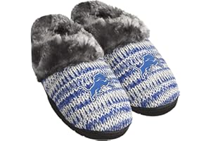 FOCO Womens NFL Team Logo Peak Slide Slippers