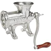 Victoria Cast Iron Meat Grinder with a Table Fixed Mount, Manual Sausage Grinder and Meat Mincer, Number 12, Made in Colombia