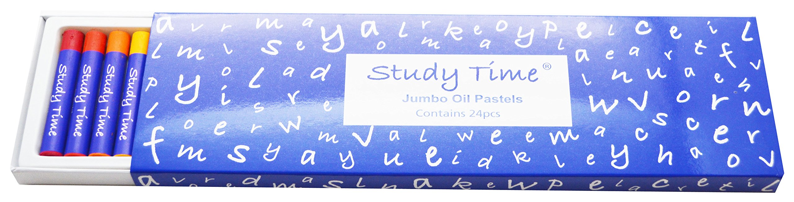 Study Time Jumbo Oil Pastels (Pack of 24)