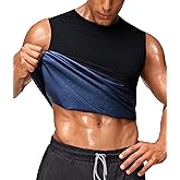 Junlan Sauna Suit for Men - Sleeveless Sauna Shirt Sweat Vest for GYM Workout