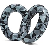 WC PadZ Momentum 4 - Upgraded Replacement Earpads for Sennheiser Momentum 4 & HDB 630 by Wicked Cushions | Enhanced Comfort & Sound Isolation | Geo Grey