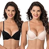 Curve Muse Womens Plus Size Perfect Shape Add 1 Cup