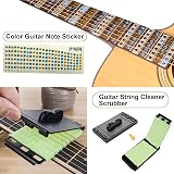 TTCR-II 84 PCS Guitar Accessories Kit with 6 Tuning Pegs 3L3R Strings Picks view 8
