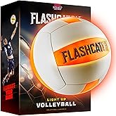 Light Up Volleyball - Glow in the Dark Volley Ball - Sports Gear Accessories Gifts for Girls 8-15+ Year Old - Kids Teens Gift Ideas - Cool Teen Girl Toys Ages 8 9 10 11 12 13 14 15 Age Outdoor Beach