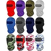 Geyoga 12 Pcs Ski Mask for Men Full Face Cover Winter Face Mask UV Sun Protection Balaclava for Women Outdoor Cycling