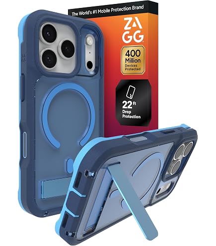 ZAGG Sedona Snap Case with Kickstand for iPhone 17 Pro - Flood