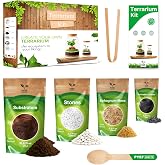 PYEF CRAFTS Terrarium Kit, Succulents &amp; Indoor Plants Set DIY | Starter Pack for Any Plant &ndash; Build Your Own Ecosystem &ndash; Supplies for 64 fl oz Jar or Pot &ndash; (Jar &amp; Plants Not Included)