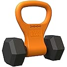 Kettle Gryp - Kettlebell Adjustable Portable Weight Grip Travel Workout Equipment Gear for Gym Bag, Crossfit WOD, Weightlifting, Bodybuilding, Lose Weight | Clamps to Dumbells | Made in U.S.A.