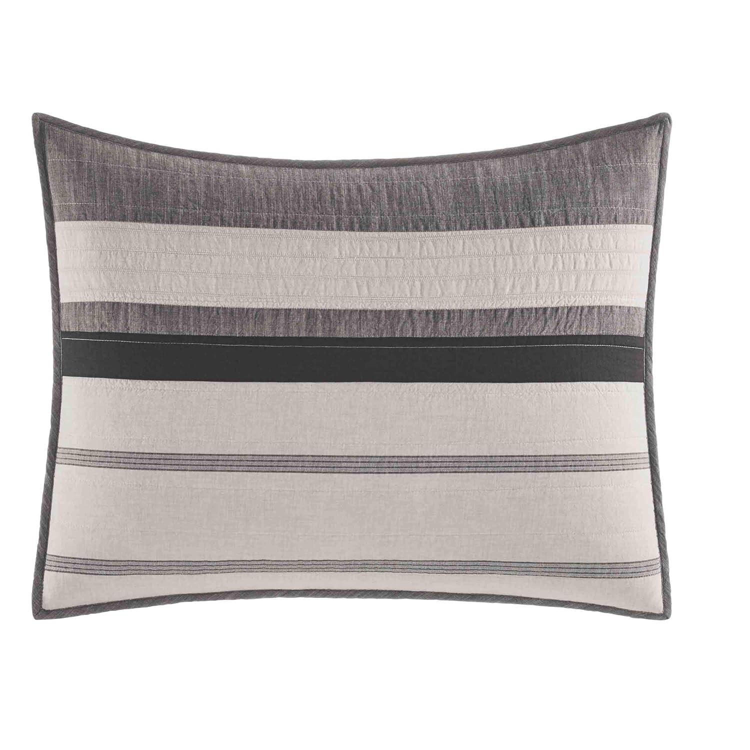 Nautica Kelsall King Sham, Charcoal
