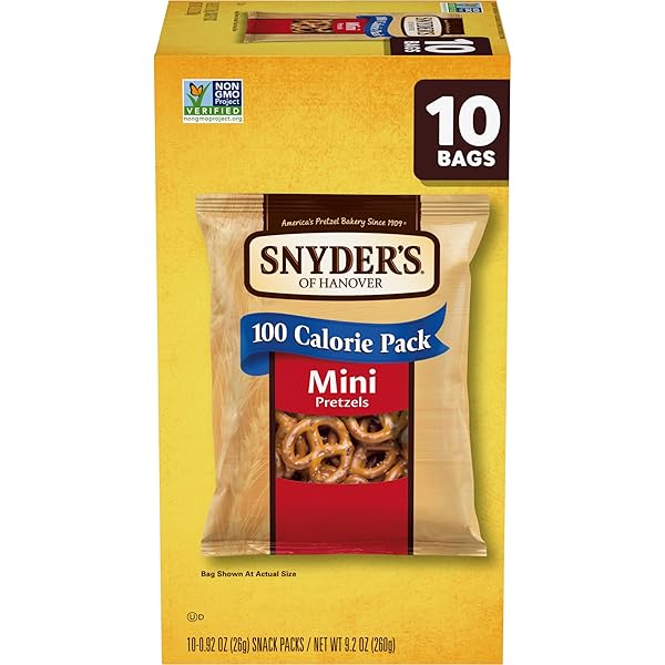 SNYDER’S OF HANOVER MINI PRETZELS, 10 COUNT 0.92 OZ