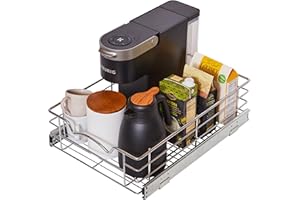 HOLDN’ STORAGE Heavy-Duty Premium Collection Pull Out Cabinet Organizer – Cabinet Drawer Slide Outs –Lifetime Limited Warrant