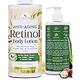 Tree to Tub Retinol Body Lotion - Hydrating Retinol Body Cream, Retinol Advanced Firming Cream w/Hyaluronic Acid & Shea Butter, Fragrance-Free Body Lotion for Crepey Skin for Older Women & Men