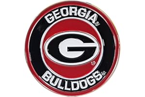 University of Georgia Metal 3D Team Emblem by FANMATS – All Weather Decal for Indoor/Outdoor - Easy Peel & Stick Installation on Vehicle, Cooler, Locker, Tool Chest-Unique Gift for NCAA Football Fan