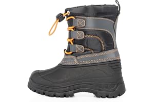 NORTY Waterproof Artic Snow Boots Rated Below Zero for Toddler Kids Boys and Girls