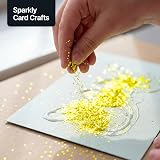 Hemway Fluorescent UV Neon Yellow Glitter 100g Fine Craft Resin Cosmetics view 6