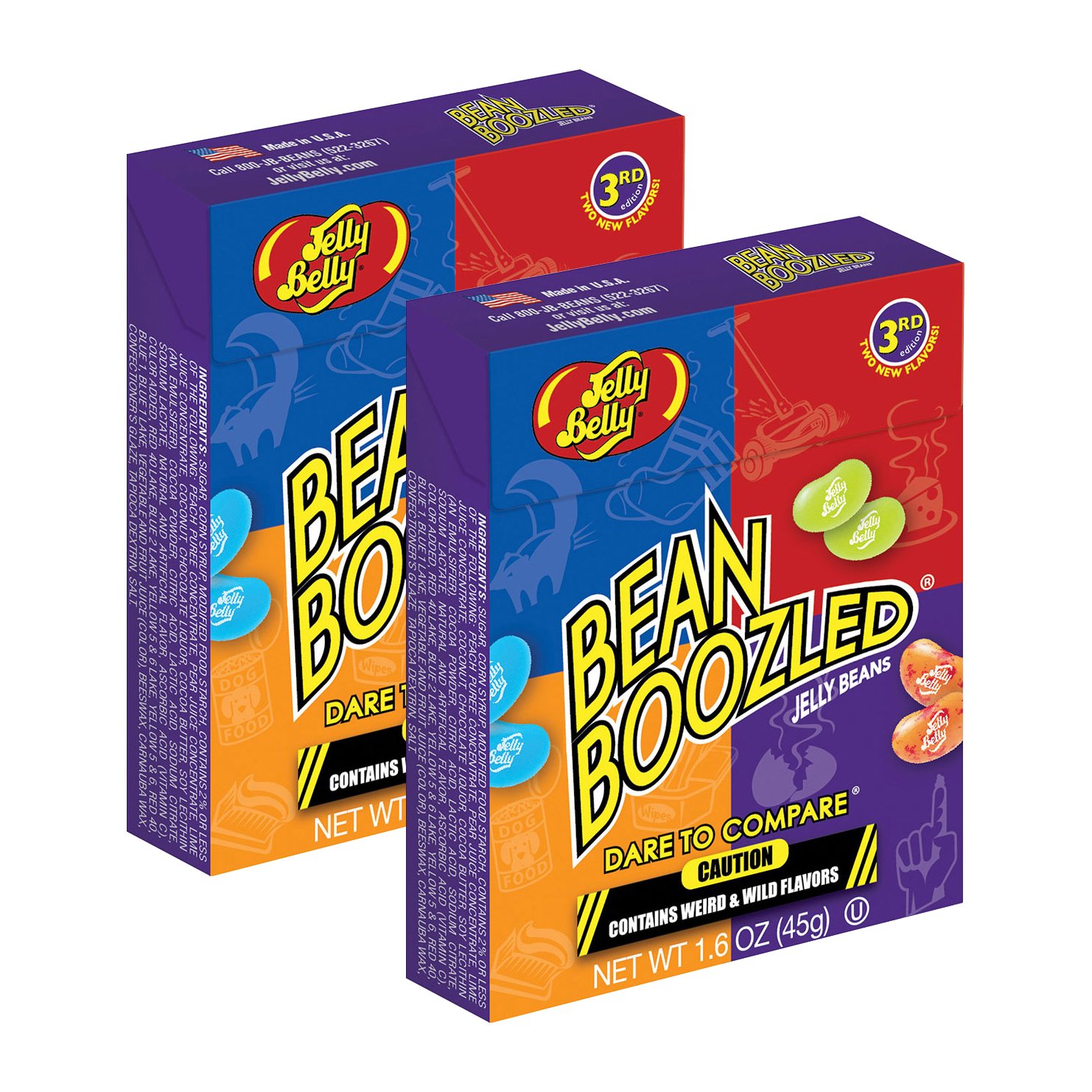 Buy Bean Boozled Jelly Belly Beans, 1.6 oz. (Pack of 2) Online at