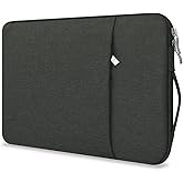 13-Inch Laptop Sleeve Case with Handle for 2025-2022 MacBook Air 13.6" with M4 M3 M2 Chip (A3240 & A3113 & A2681) & for MacBook Pro 13.3"(M2) Travelling Carrying Canvas Bag Protective Accessory(Black)