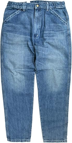 Amazon Lee デニムパンツ リー ペインターパンツ メンズ デニム イージーパンツ ブランドタグ ウエストゴム ジーンズ ロングパンツ Lm8476 ライトウォッシュ Lサイズ ジーンズ 通販