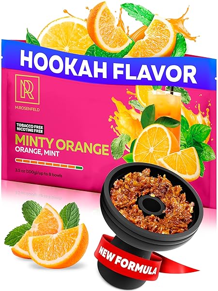 MINTY ORANGE SHISHA HOOKAH FLAVORS – 3.5 OZ...