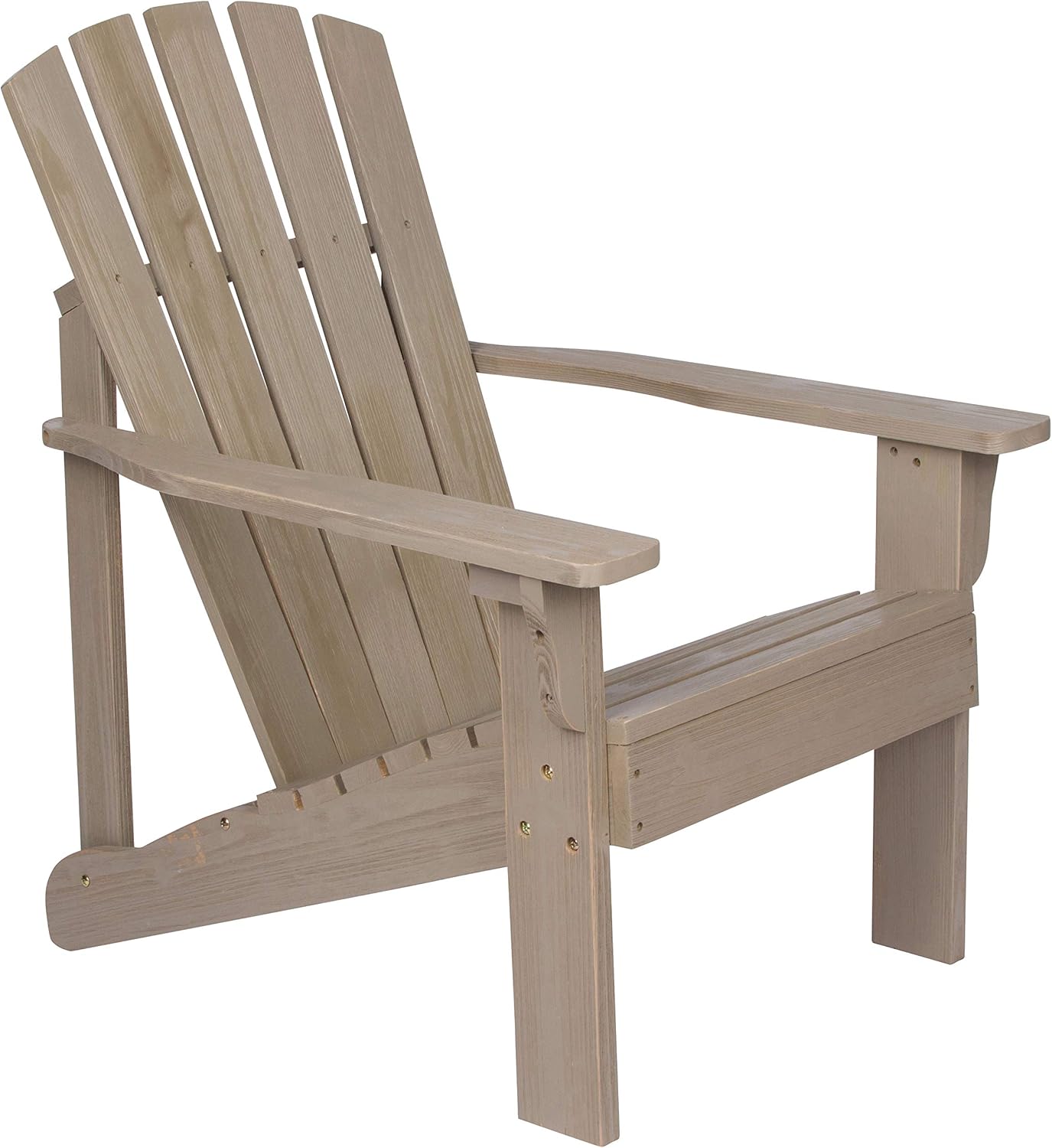 Shine Company 8616TG Vineyard Adirondack Chair, Taupe Grey : Garden & Outdoor