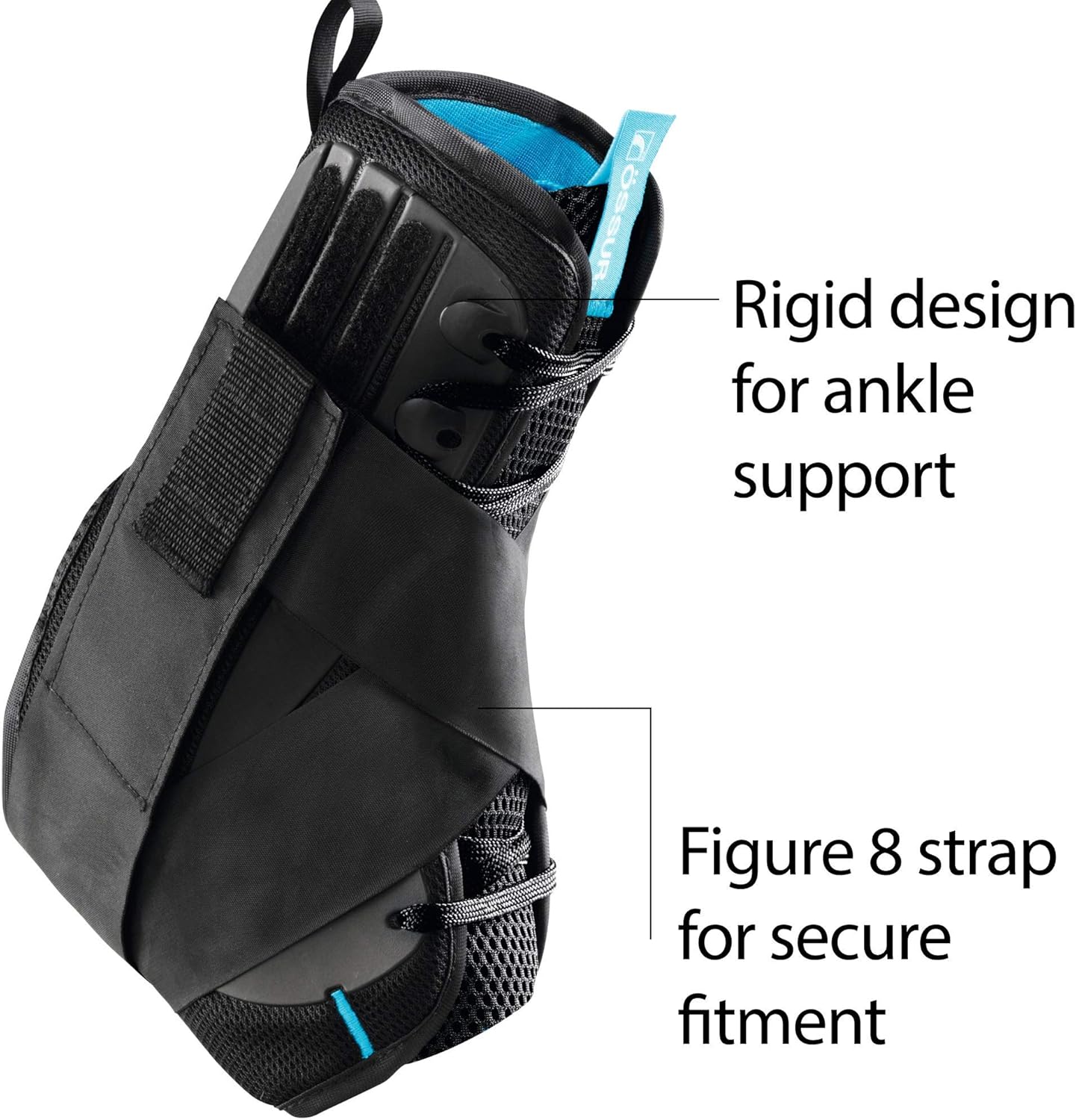 Ossur FormFit Ankle Brace with Figure 8 Strapping for Post Injury or