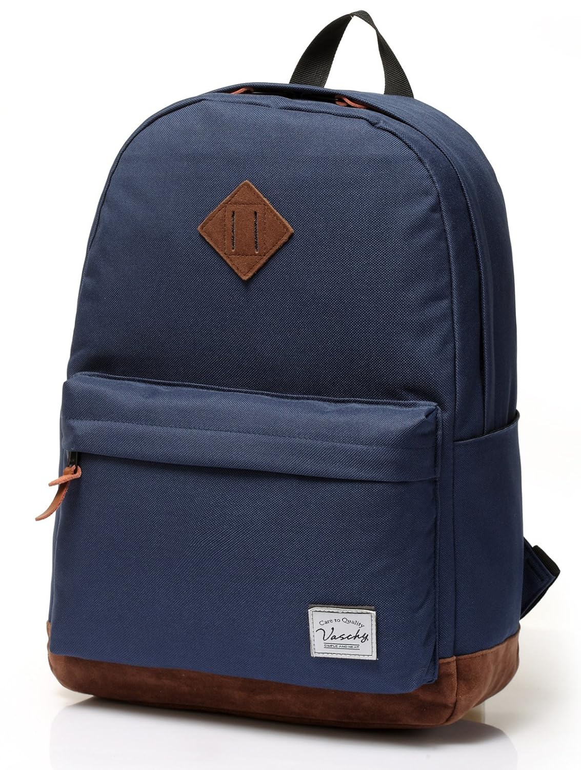 Vaschy Clásica Mochila Escolar Ligero para Hombres Resistente al Agua Mochila Mochila