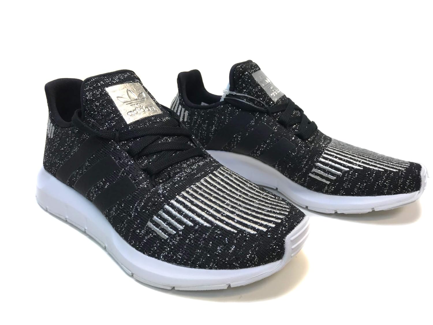 Women's swift run black and silver Clearance