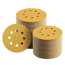 Keeimp 100 Pcs 5 Inch Sanding Discs Hook and
