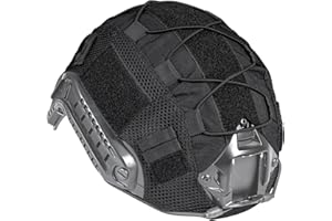IDOGEAR SPORTS Tactical Helmet Cover for Fast Helmets - Camo M/L Size - Durable 500D Nylon Tactical Gear for Airsoft, Paintball, Hunting