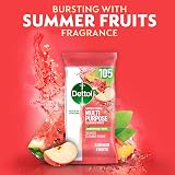 Dettol Antibacterial Cleaning Wipes Summer Fruits 105s Brand New view 2