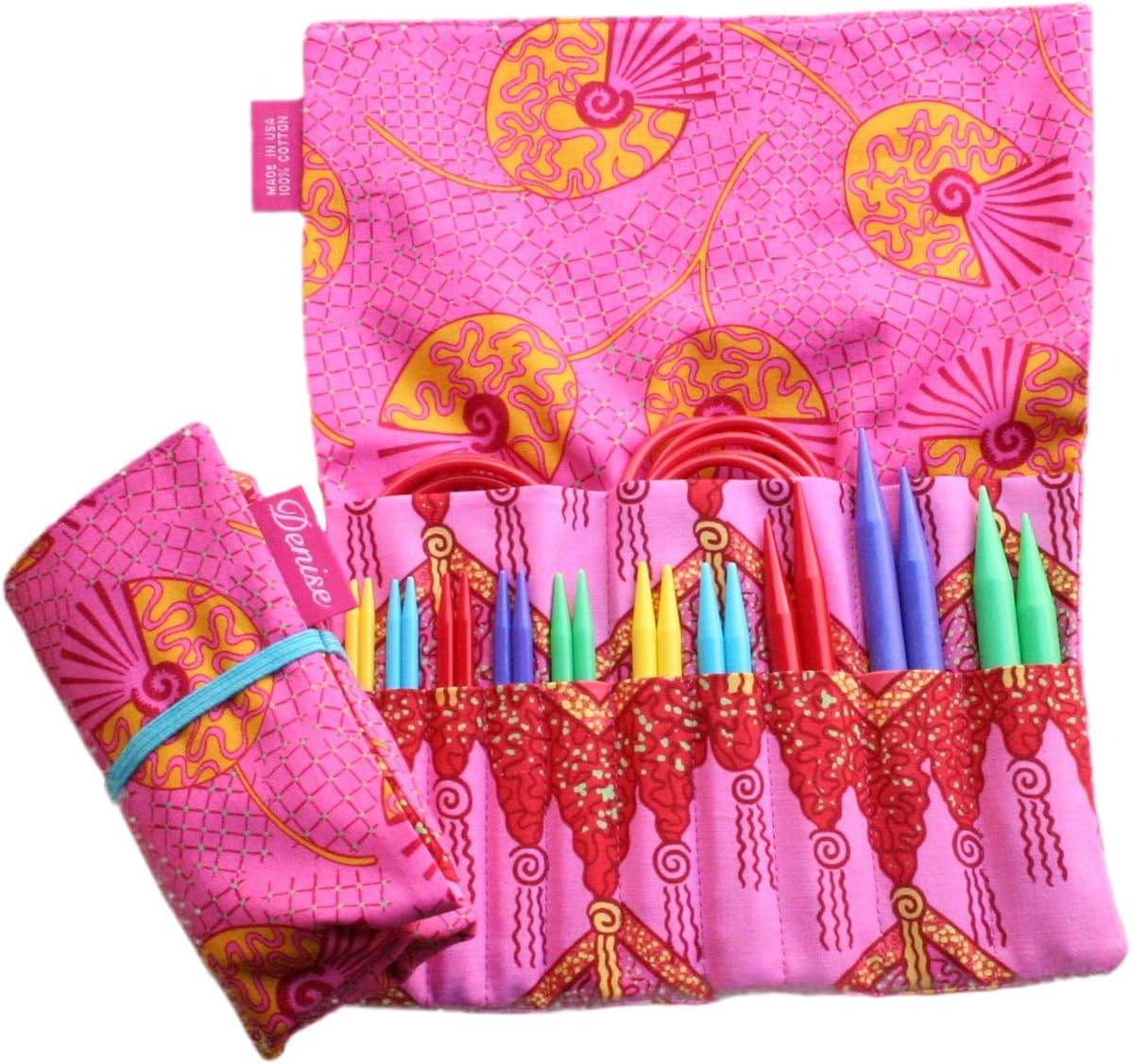 Denise Interchangeables Knit for a Cure Knitting Needle Kit, Bright Pink
